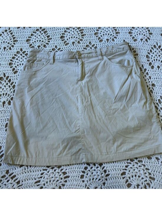 Eddie Bauer Pants - Eddie Bauer Womens Adventure Skort Lined Skirt Shorts Tan Size 10 Golf Vacation